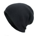 thumbnail image 1 of MANHUJI Sleeping Cap Unisex Winter Cotton Hat Warm And Fleece Knitted Hat Bonnet For Sleeping (Navy Blue,One Size), 1 of 5
