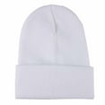 thumbnail image 1 of MANHUJI Unisex Slouchy Knitting Beanie Hip Hop Cap Warm Winter Ski Hat （White,One Size), 1 of 2