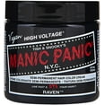 thumbnail image 1 of MANIC PANIC Classic Raven Semi Permanent Hair Color - Cool-Toned Black Hair Dye for Women & Men That Lasts 4-6 Weeks - Vegan, Ammonia & Cruelty-Free - Create & Mix Custom Shades (4oz), 1 of 8