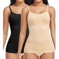thumbnail image 1 of MANIFIQUE 2 Pack Compression Tank Cami - Tummy and Waist Control Body Shapewear Camisole for Women, 1 of 8