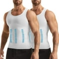 thumbnail image 1 of MANIFIQUE 2 Packs Compression Shirts for Men Gynecomastia Tank Tops Body Shaper Vest Slimming Base Layer Belly Control Undershirt, 1 of 6