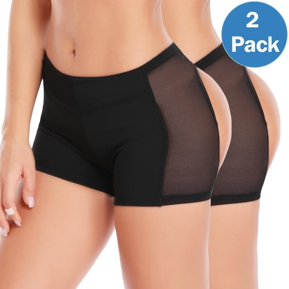 MANIFIQUE 2 Packs Women's Butt Lifter Shapewear Underwear Body Shaper Enhancer Panties