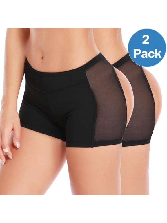 2 Packs Women's Butt Lifter Shapewear Underwear Body Shaper Enhancer Panties