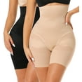 thumbnail image 1 of MANIFIQUE 2 Pieces Tummy Control Body Shaper Shorts - High Waist Thigh Slimmer Panties Shapewear, 1 of 7