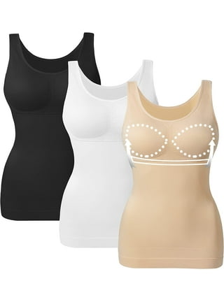 FOCUSSEXY Women Tummy Control Shapewear Tank Tops with Built in