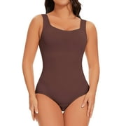 MANIFIQUE Bodysuit for Women Tummy Control Seamless Tops Compression Butt Lifer Shapewear Bodysuits