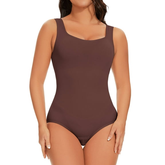 MANIFIQUE Bodysuit for Women Tummy Control Seamless Tops Compression Butt Lifer Shapewear Bodysuits