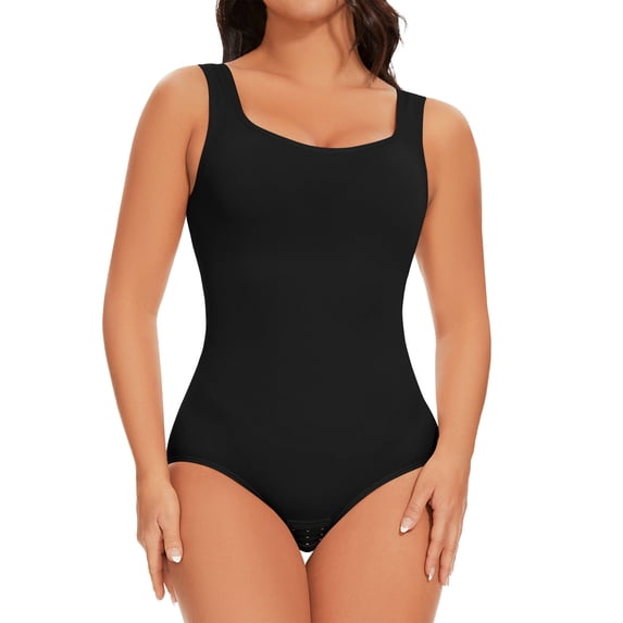 MANIFIQUE Bodysuit for Women Tummy Control Seamless Tops Compression Butt Lifer Shapewear Bodysuits