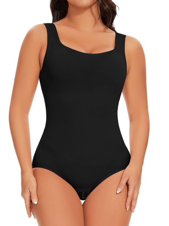 Bodysuit for Women Tummy Control Seamless Tops Compression Butt Lifer Shapewear Bodysuits
