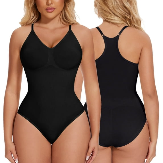 MANIFIQUE Bodysuit for Women Tummy Control Shapewear Racerback Body Shaper Tank Top