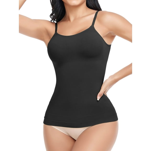 MANIFIQUE Compression Tank Cami - Tummy and Waist Control Body Shapewear Camisole for Women