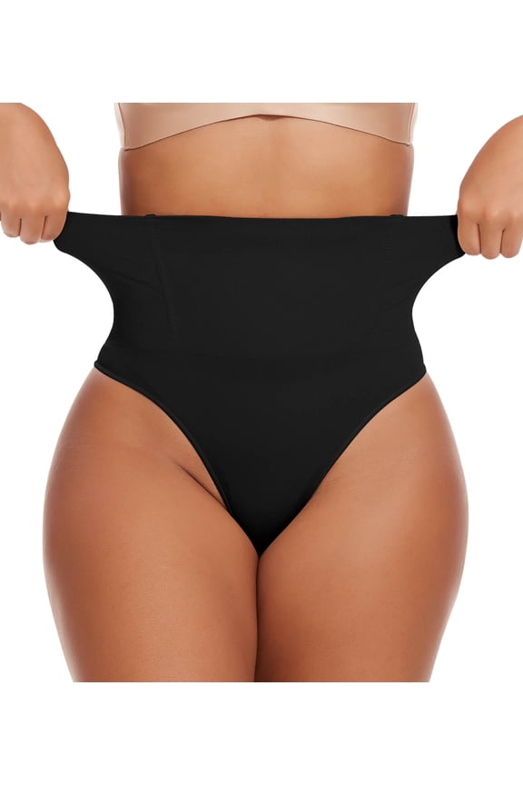 Everyday Shaping Thong - Core Control Shapewear Underwear - Invisible Under Clothes - Seamless Design