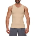 thumbnail image 1 of MANIFIQUE Gynecomastia Compression Shirts for Men, Tank Top Tummy Control Body Shaper, Slimming Undershirt, 1 of 6