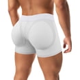 thumbnail image 1 of MANIFIQUE Men's Underwear Boxer Briefs Tummy Control Body Shaper Enhance Butt Lifter Shapewear with Removable Padded, 1 of 6