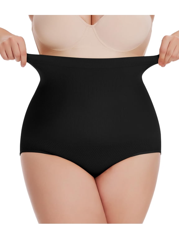 Plus Size Body Shaper Tummy Control Panty - Shapewear for Women, Black, 1-Pack