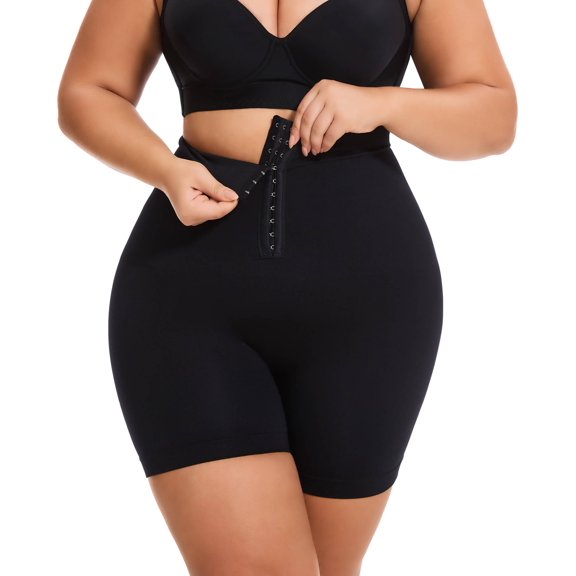 MANIFIQUE Plus Size Body Shaper for Women Tummy Control Panties with Hook Closure