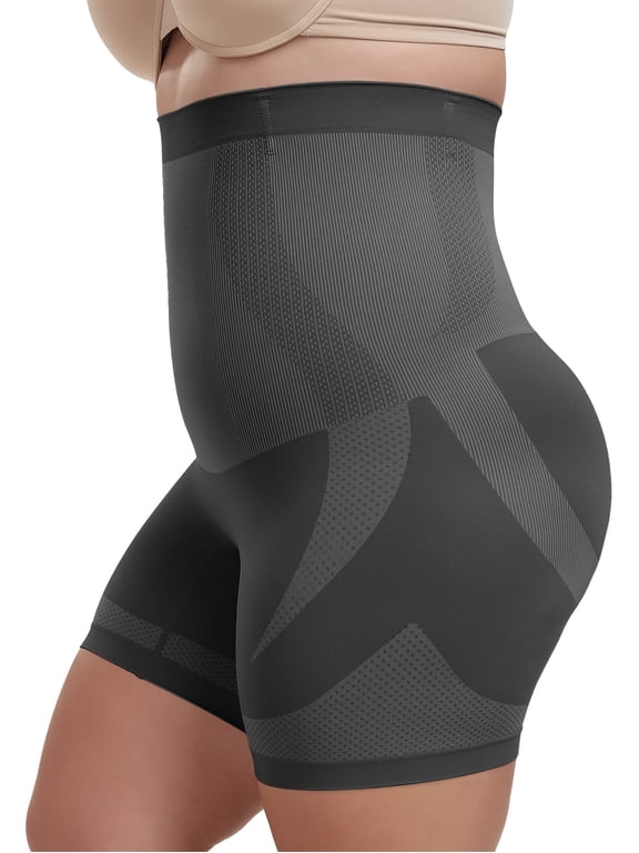 Plus Size Shapewear Tummy Control Underwear for Women Seamless High Waisted Thigh Shaper Girdle Panty