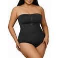 thumbnail image 1 of MANIFIQUE Plus Size Strapless Bodysuit for Women Tummy Control Shapewear Seamless Faja Body Shaper with Removable Straps, 1 of 7