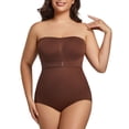 thumbnail image 1 of MANIFIQUE Plus Size Strapless Bodysuit for Women Tummy Control Shapewear Seamless Faja Body Shaper with Removable Straps, 1 of 6