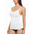 thumbnail image 1 of MANIFIQUE Scoop Neck Compression Cami - Tummy and Waist Control Body Shapewear Camisole with Built-in Padded Bras, 1 of 6