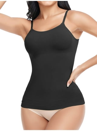 Shape Wear Bodysuit - April Shaping Camisole - Black – Contour Clothing