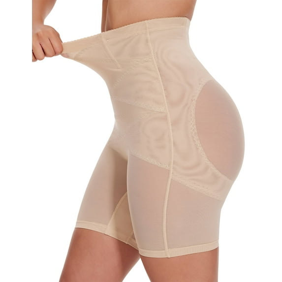 MANIFIQUE Shapewear for Women Tummy Control, High Waisted Body Shaper Shorts Butt Lifting Panties Thigh Slimmer Girdle