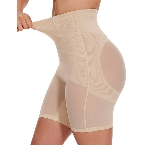MANIFIQUE Shapewear for Women Tummy Control, High Waisted Body Shaper Shorts Butt Lifting Panties Thigh Slimmer Girdle