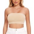 thumbnail image 1 of MANIFIQUE Strapless Bras for Women Push Up Bandeau Wireless Tube Padded Bra | Supportive Non Slip, Straps for One Shoulder & Halter Bra, No Underwire, 1 of 3