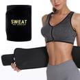 thumbnail image 1 of MANIFIQUE Sweat Waist Trimmer - Premium Sweat Enhancing Fitness Waist Belts for Women & Men, 1 of 5
