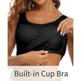 thumbnail image 1 of Stay Cool and Comfy This Summer with Women's Tank Tops Featuring Built-in Bra Cups, 1 of 5