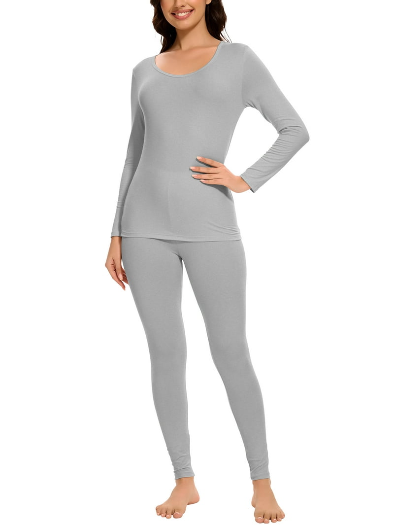 MANIFIQUE Thermal Underwear Set for Women Ultra Thin Long Johns