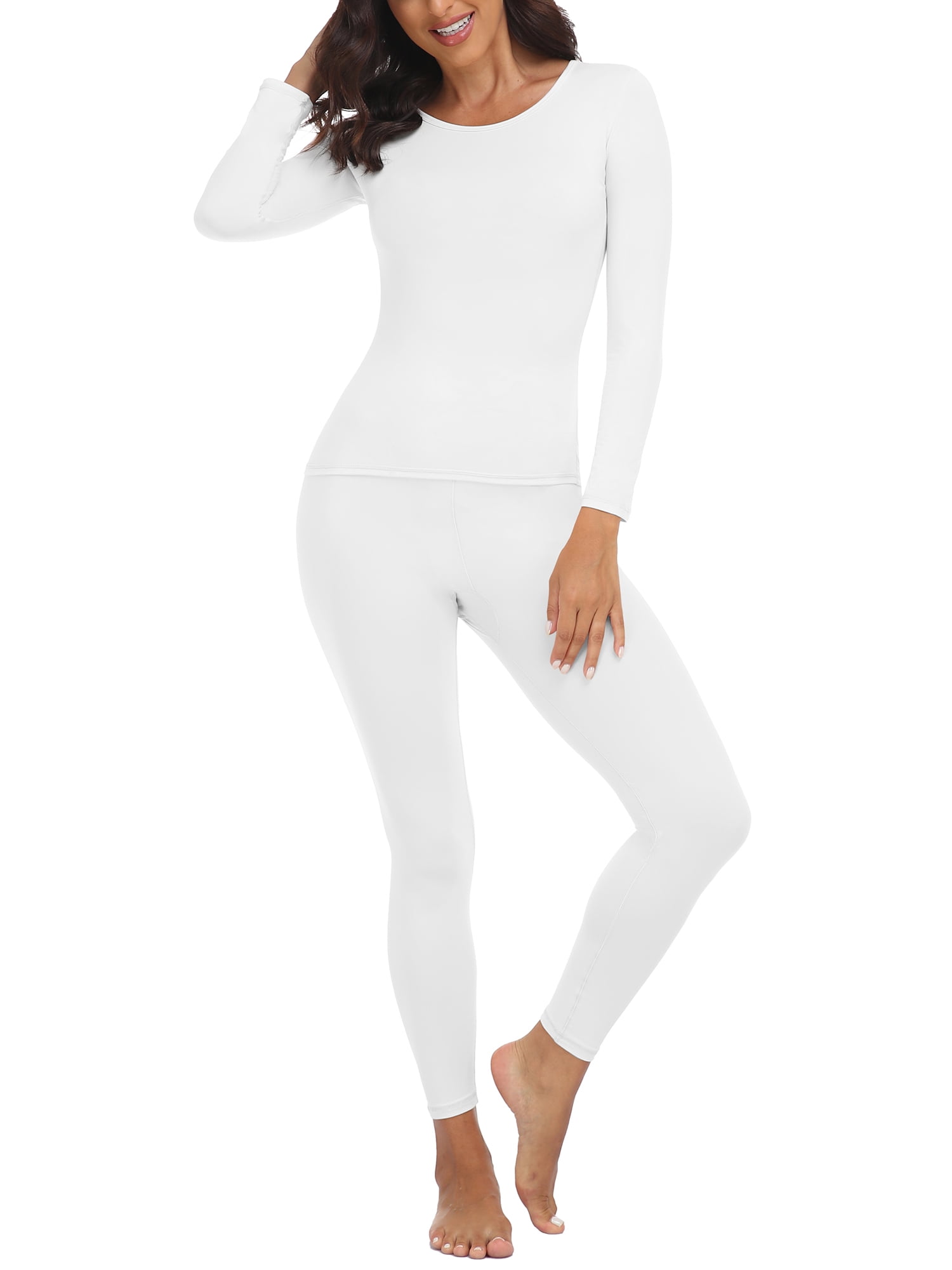 MANIFIQUE Thermal Underwear Sets for Women Fleece Lined Base Layer