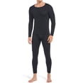 thumbnail image 1 of MANIFIQUE Thermal Underwear for Men Set Crewneck Ultra Thin Long Johns Top & Bottom Set, 1 of 6