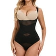 thumbnail image 1 of MANIFIQUE Thong Bodysuit for Women Tummy Control Shapewear Open Bust Body Shaper, 1 of 5