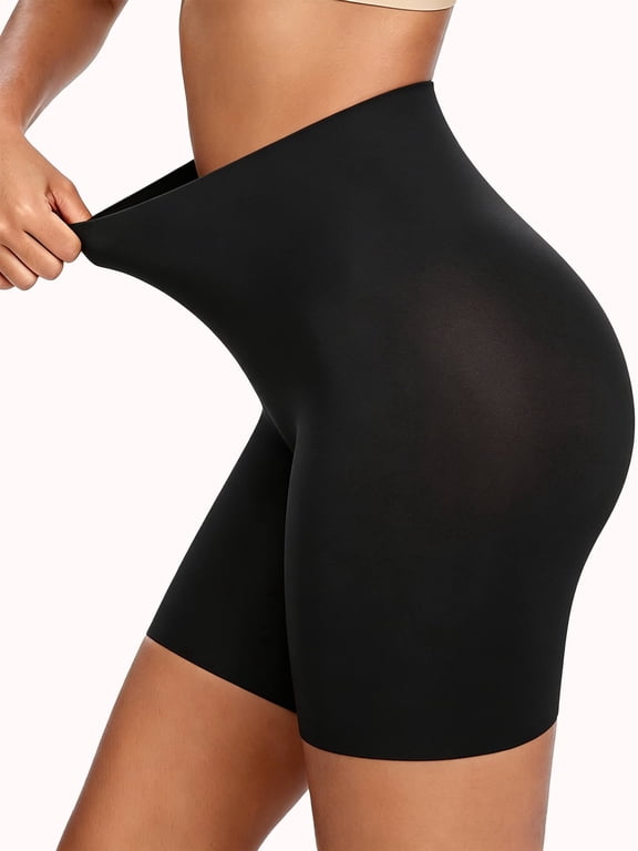 Tummy Control Shapewear for Women High Waist Thigh Slimmer Shapewear, Smooth Mid-Thigh Short Under Dress