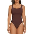 thumbnail image 1 of MANIFIQUE Shapewear Bodysuits for Women Seamless Tummy Control Compression Low Back Thong Bodysuit, 1 of 6