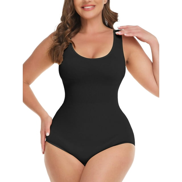 MANIFIQUE Women Slimming Bodysuits Shapewear Tops Tummy Control Body Shaper Tank Leotards