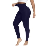Women Tummy Control Leggings High Waist Compression Sports Pants Stretch Slim Fit Workout Yoga Leggings Plus Size Available