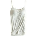 thumbnail image 1 of MANIFIQUE Womens Modal Built-in Bra Padded Camisole Yoga Tanks Tops, 1 of 7