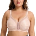 thumbnail image 1 of MANIFIQUE Women's Full Figure Minimizer Bras Comfort Large Busts Wire-Free Non Padded Plus Size Bra, 1 of 6