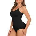 thumbnail image 1 of MANIFIQUE Womens' Waist Trainer Seamless V Neck Tummy Control Shapewear Bodysuit, 1 of 7