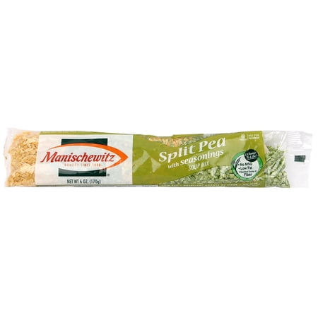 MANISCHEWITZ Split Pea with Seasonings Cello Soup Mix, 6-Ounce (Pack of 24)