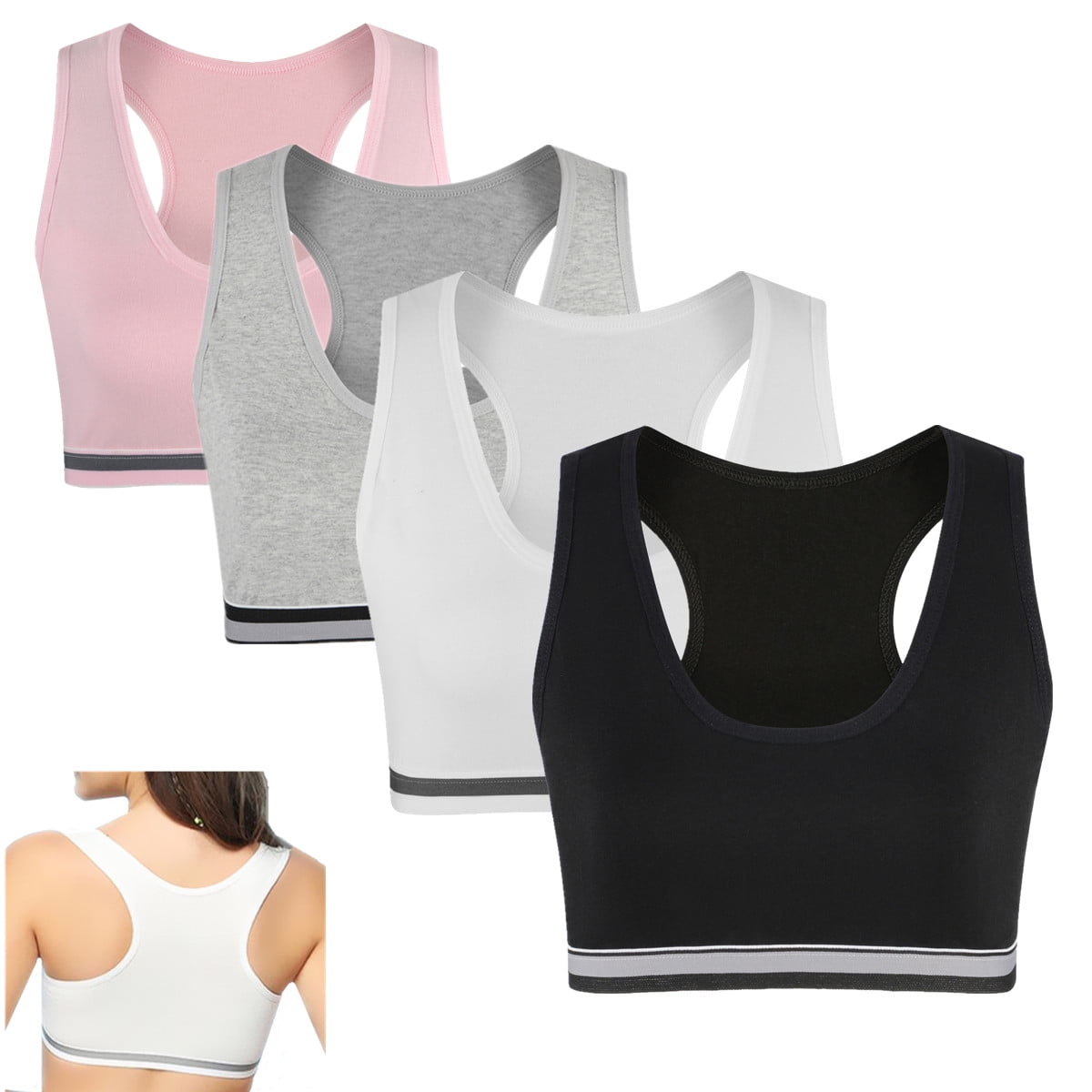 Penkiiy Sports Bras for Women Women's Ruched Sports Bras Padded