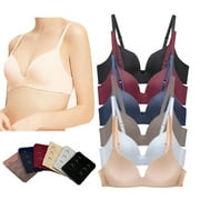 MANJIAMEI Junior Girls Training Bras Lightly Padded Everyday Bras for Teens 14-16, 36