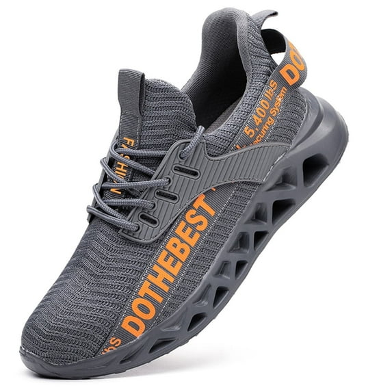 XQJ Steel Toe Shoes Men Women Lightweight Comfortable Work Shoe Anti-Puncture Safety Sneakers Steel Toe Work Safety Boots