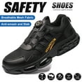 thumbnail image 1 of XQJ Steel Toe Shoes For Men Lightweight Anti-Smash Work Shoes Puncture Resistant Work Safety Shoes Comfortable Breathable Safety Sneakers Construction Boots For Men Size 7.5, 1 of 8