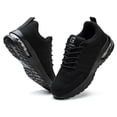 thumbnail image 1 of XQJ Steel Toe Shoes for Men Women Anti-Puncture Slip Resistant Work Shoes Lightweight Safety Shoes Black Size 5.5, 1 of 8