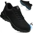thumbnail image 1 of XQJ Work Shoes for Men Women Lightweight Steel Toe Shoes Slip Resistant Work Shoes Industrial Safety Sneakers, 1 of 7