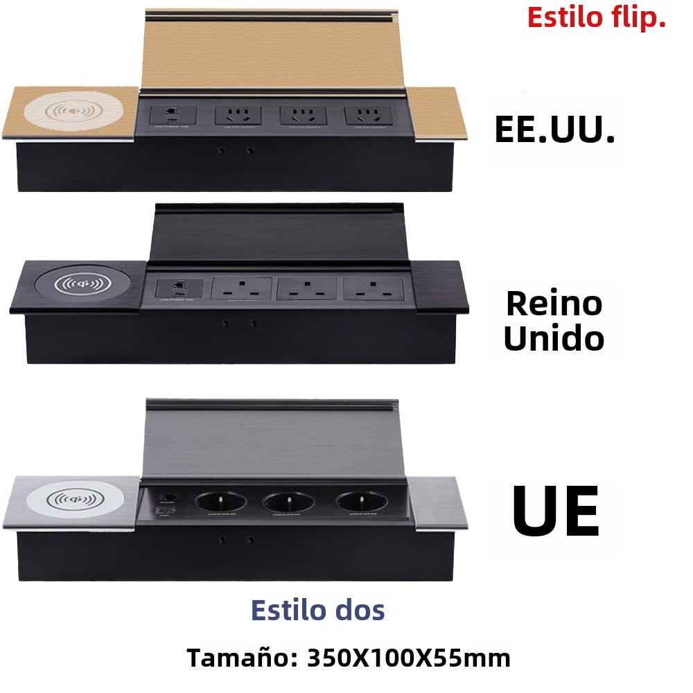 MANLEIKE Hidden Socket for Office and Conference Table with Wireless ...