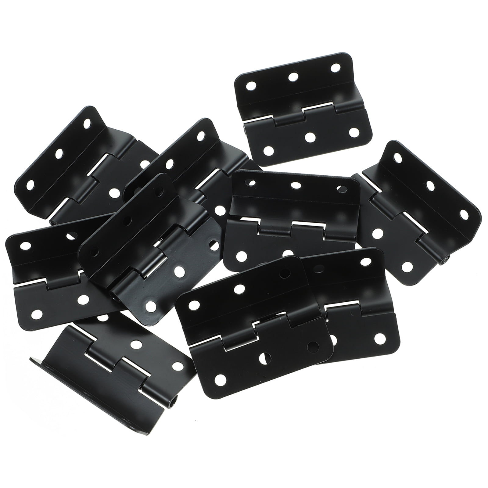 MANLINGDA 10Pcs NoiseFree Folding Butt Hinges for Home Furniture